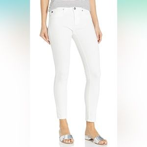 AG The legging ankle, super skinny jeans in white
